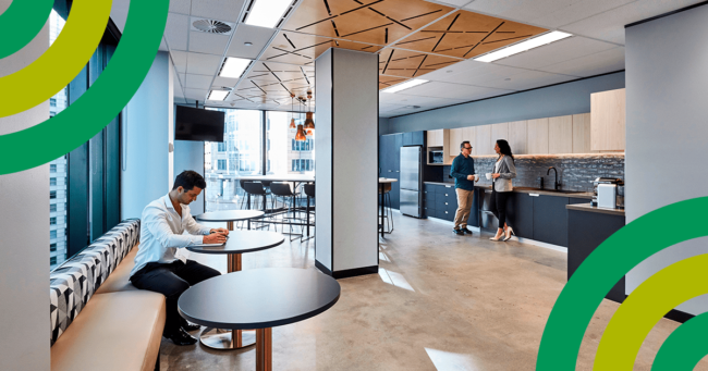 limpieza de cocina en la oficina