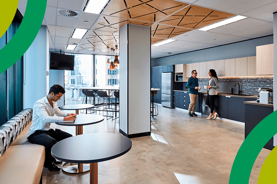 limpieza de cocina en la oficina